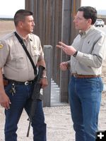 Barrasso at the border. Photo by Senator Barrasso's Office.