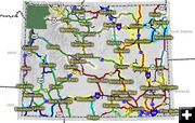 Road Closures. Photo by Wyoming Department of Transportation.