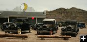 Vintage Parking. Photo by Dawn Ballou, Pinedale Online.