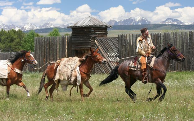 Mountain Man. Photo by Clint Gilchrist, Pinedale Online.