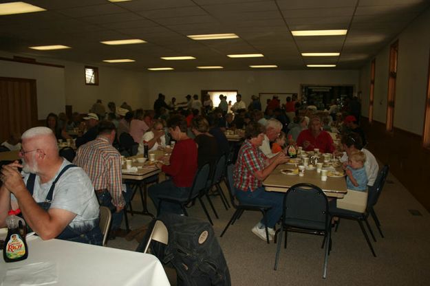 Pancake Breakfast. Photo by Dawn Ballou, Pinedale Online.