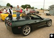 Open top Corvette. Photo by Dawn Ballou, Pinedale Online.