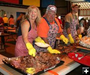 Serving Line. Photo by Dawn Ballou, Pinedale Online.