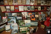 Books by local authors. Photo by Dawn Ballou, Pinedale Online.