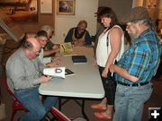 Book Signing. Photo by Dawn Ballou, Pinedale Online.