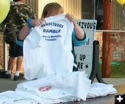 Ramble T-Shirts. Photo by Dawn Ballou, Pinedale Online.