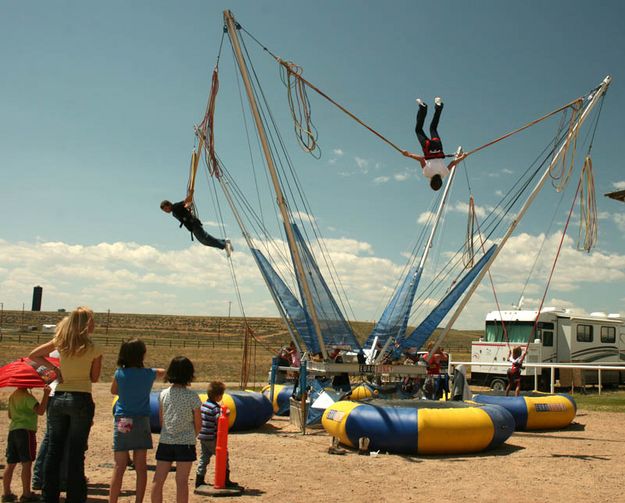 Eurobungy. Photo by Dawn Ballou, Pinedale Online.