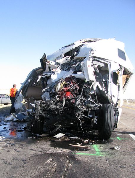 Crash03. Photo by Ross Doman, Wyoming Department of Transportation.