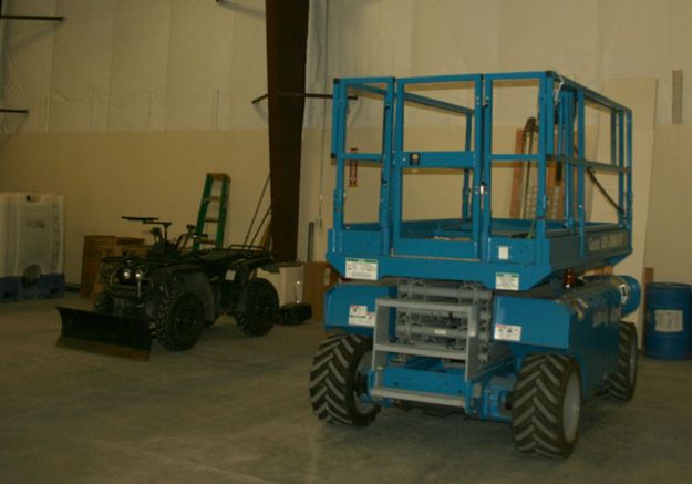 Lift and ATV. Photo by Dawn Ballou, Pinedale Online.