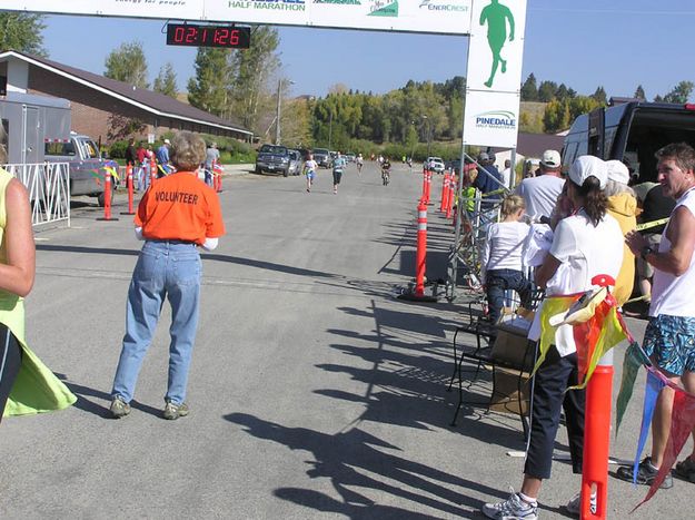 Finish Line. Photo by Karen Rule.