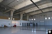 Hangar view. Photo by Cat Urbigkit, Pinedale Online.