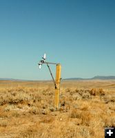 Solar Radiation Monitoring. Photo by Dawn Ballou, Pinedale Online.