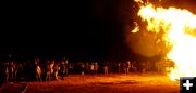 Homecoming Bonfire. Photo by Pam McCulloch.