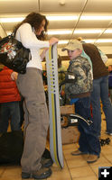 Snowboards. Photo by Pam McCulloch, Pinedale Online.