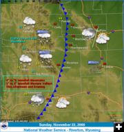 Sunday weather. Photo by National Weather Service.