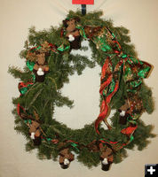 Clean Wash Wreath. Photo by Dawn Ballou, Pinedale Online.