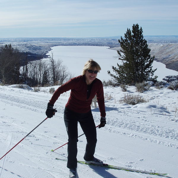 Terry Cain. Photo by Bob Barrett, Pinedale Ski Education Foundation.