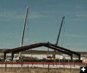 New Livestock Barn. Photo by Dawn Ballou, Pinedale Online.