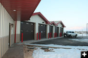 Garage Bays. Photo by Dawn Ballou, Pinedale Online.