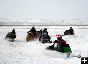 911 in the lead. Photo by Dawn Ballou, Pinedale Online.