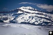 Morning Sun On Corner Peak. Photo by Dave Bell.