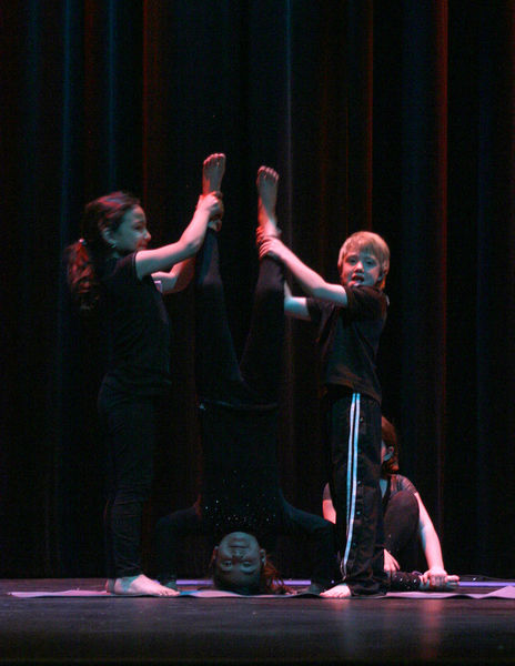 Yoga . Photo by Pam McCulloch, Pinedale Online.