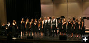 Jazz Choir. Photo by Pam McCulloch, Pinedale Online.