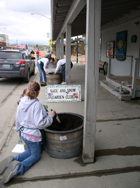 Let the planting begin!. Photo by Sage and Snow Garden Club.