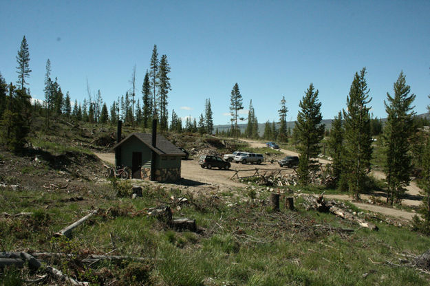 Boat ramp parking. Photo by Dawn Ballou, Pinedale Online.