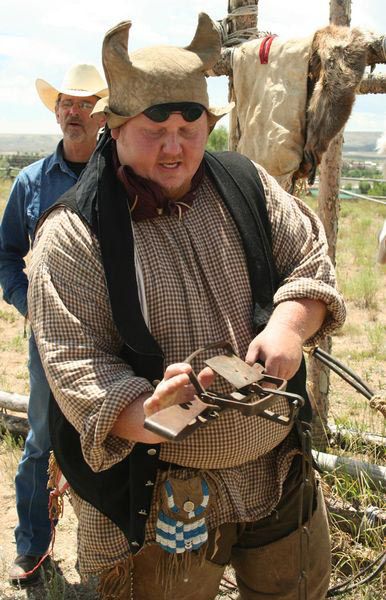 Beaver Trapping. Photo by Dawn Ballou, Pinedale Online.