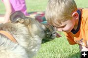 Puppy Love. Photo by Kaitlyn McAvoy, Pinedale Roundup.