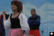 Diane Springford playing Dorine. Photo by Tim Ruland, Pinedale Fine Arts Council.