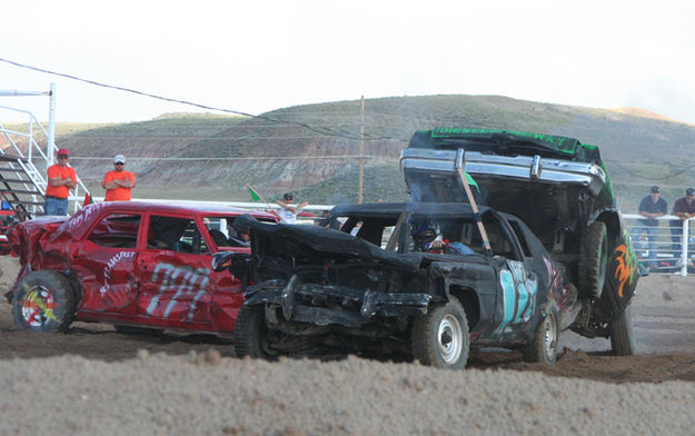 Big Crash. Photo by Pam McCulloch, Pinedale Online.