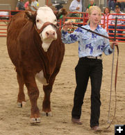 Sarah Bousman. Photo by Clint Gilchrist, Pinedale Online.