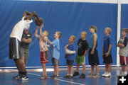 Passing The Ball. Photo by Pam McCulloch, Pinedale Online.