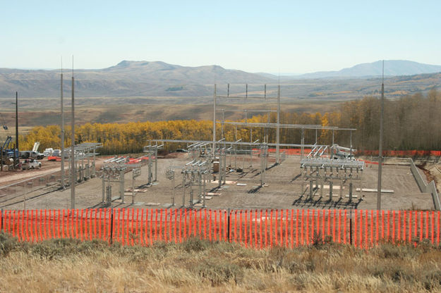Power substation. Photo by Dawn Ballou, Pinedale Online.