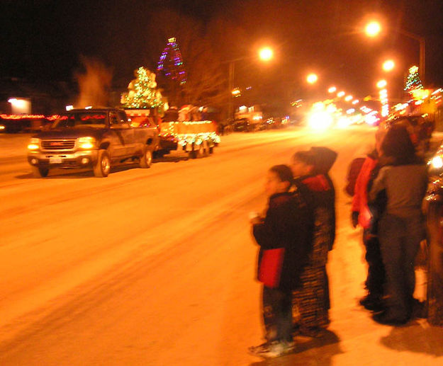 Lighted Parade. Photo by Bob Rule, KPIN 101.1 FM Radio.