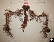 Karen Olsen-Encana wreath. Photo by Dawn Ballou, Pinedale Online.