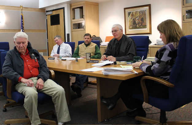 Sublette Commissioners meeting. Photo by Cat Urbigkit.