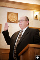 Dave Lankford, new Sheriff. Photo by Tara Bolgiano.