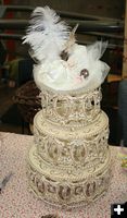 Bridal hat. Photo by Dawn Ballou, Pinedale Online.