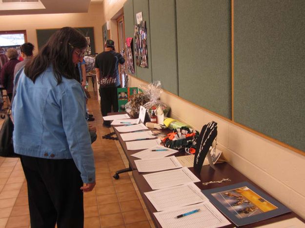 Silent Auction. Photo by Bill Winney.