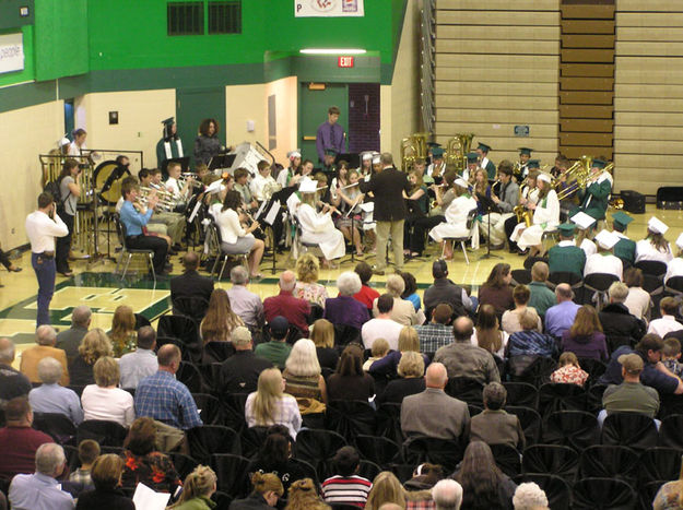 High School Band. Photo by Bob Rule, KPIN 101.1 FM.