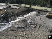 May 26 slide view. Photo by Wyoming Department of Transportation.