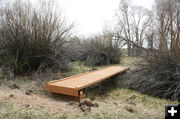 Foot bridge. Photo by Dawn Ballou, Pinedale Online.