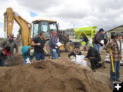 Big pile of sand. Photo by Bill Winney.