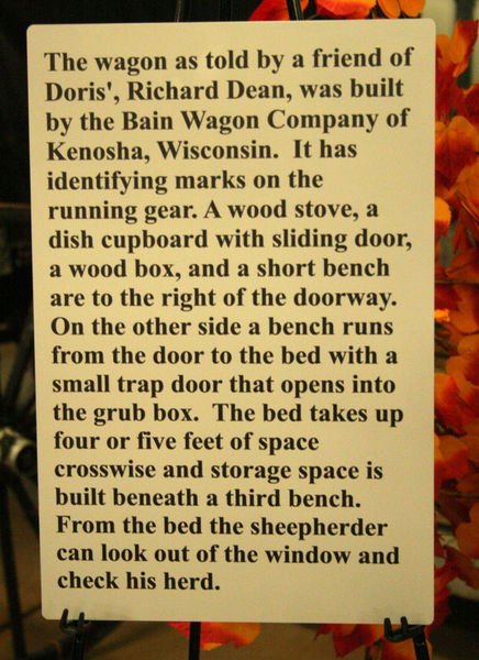About sheep wagons. Photo by Dawn Ballou, Pinedale Online.