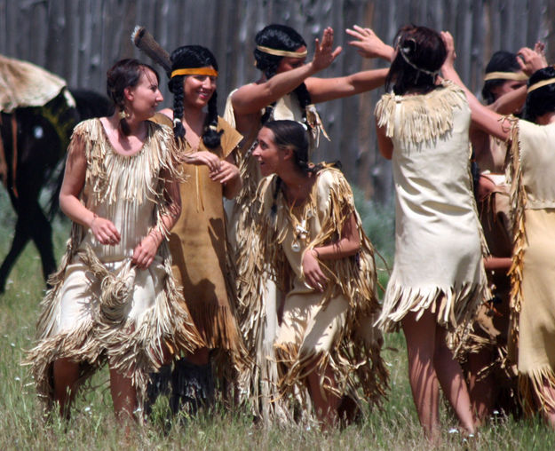 Indian Dancers. Photo by Clint Gilchrist, Pinedale Online.