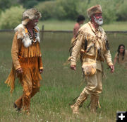 Joe Walker & Captain Bonneville. Photo by Clint Gilchrist, Pinedale Online.