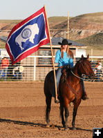 Laura Noble. Photo by Clint Gilchrist, Pinedale Online.